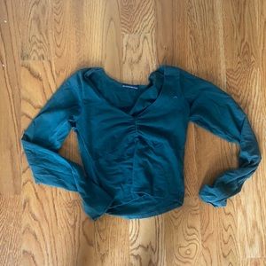Brandy Melville long sleeve v neck shirt